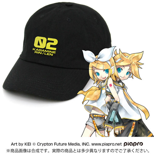 『鏡音リン・レン』刺繍ローキャップ【202407再販】
